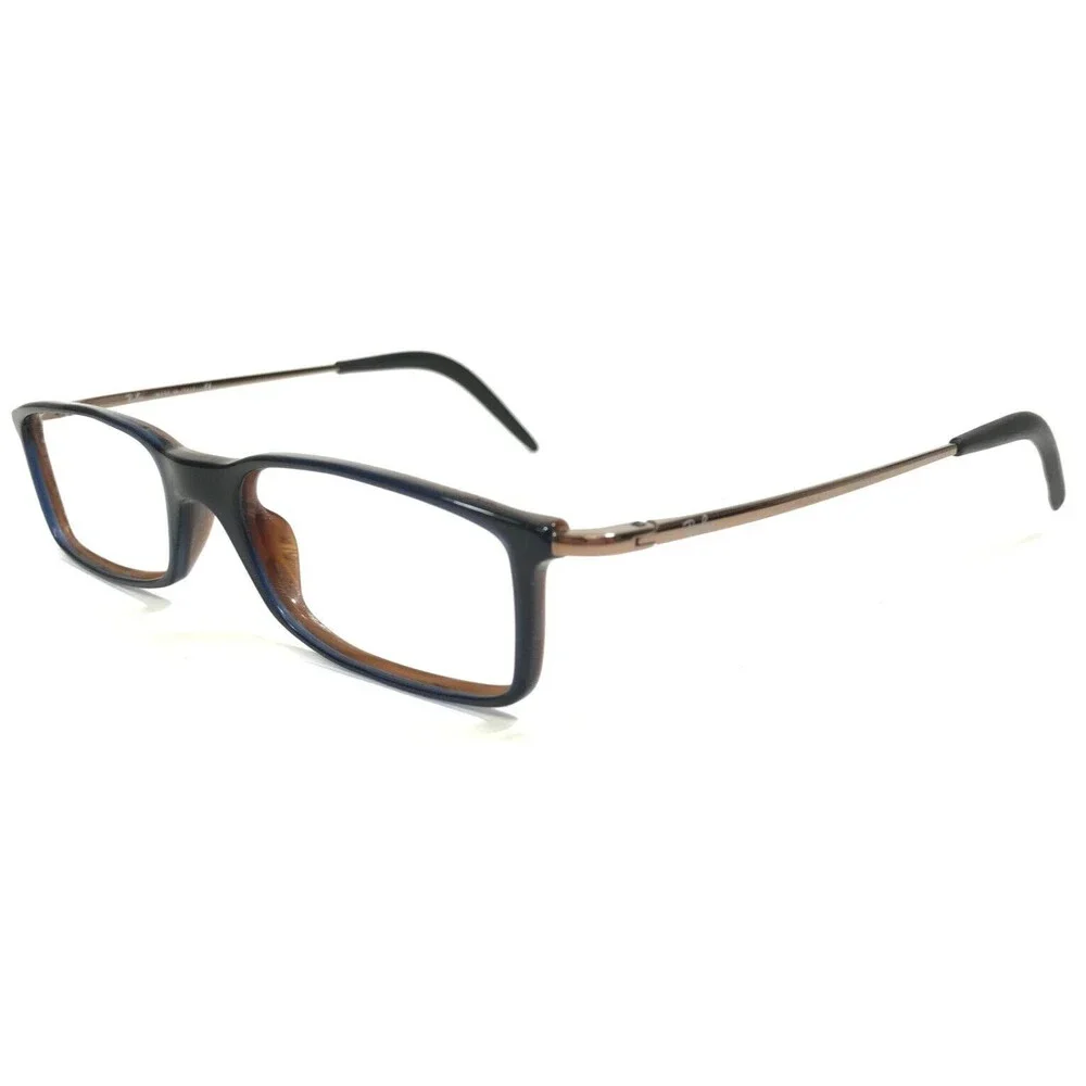 Ray-Ban Eyeglasses Frames RB5049 2160 Brown Blue Rectangular Full Rim 50-17-135